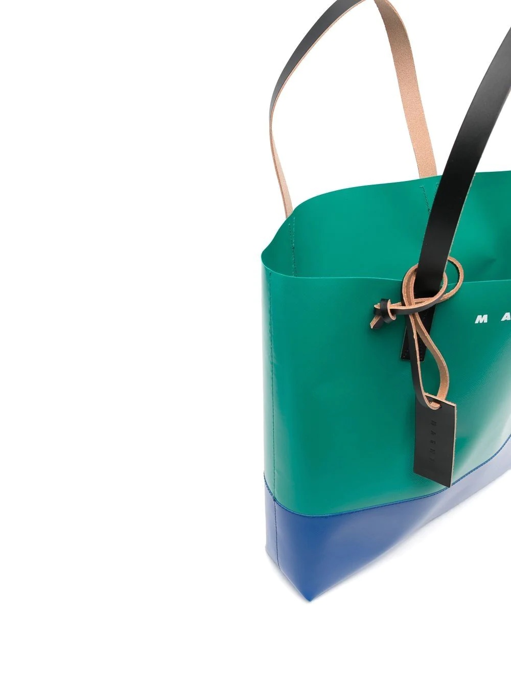 colour-block shopping tote bag - 5