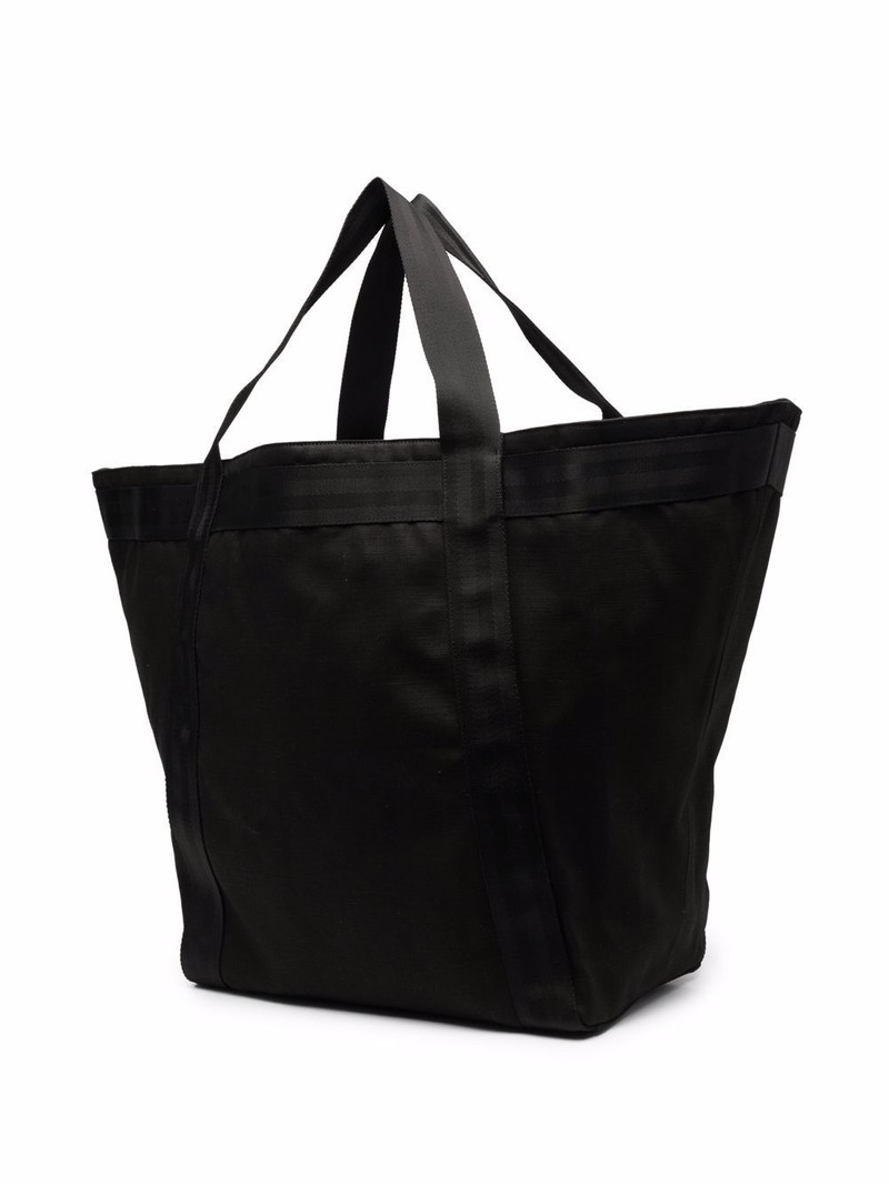 maxi embossed-logo tote bag 3
