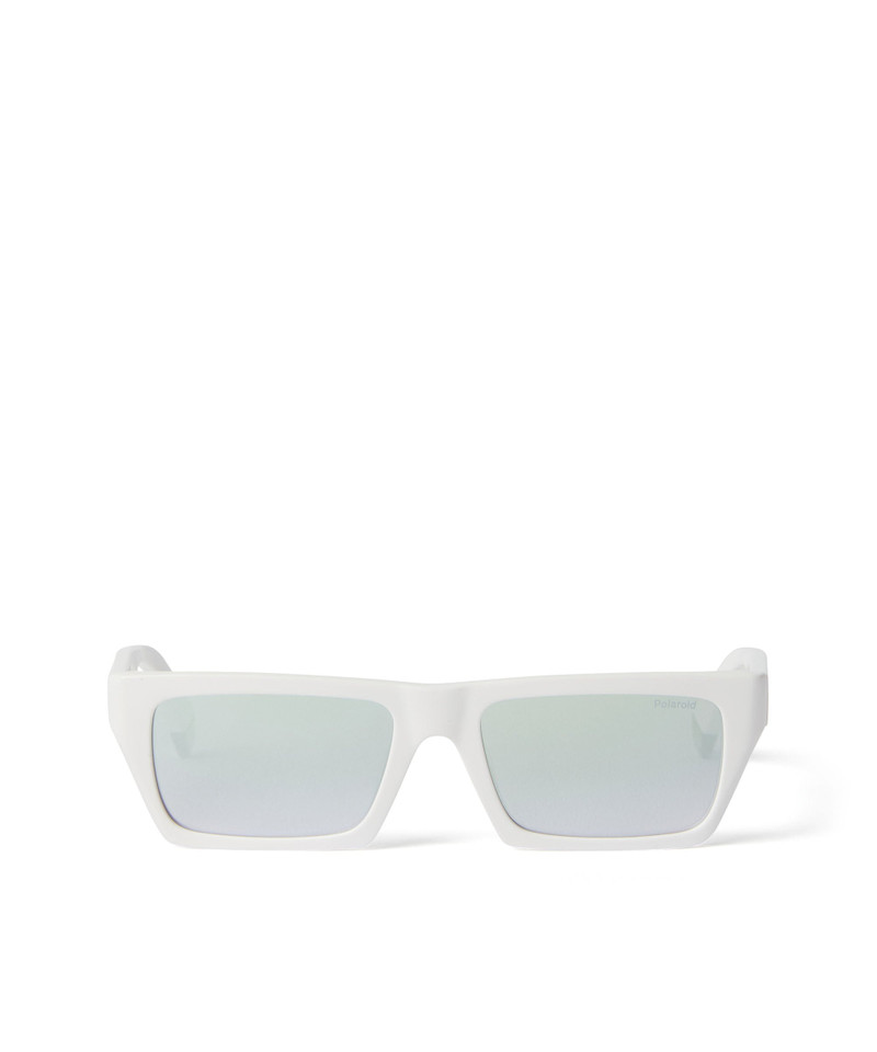 Mirrored sunglasses in Polaroid acetate for MSGM 1