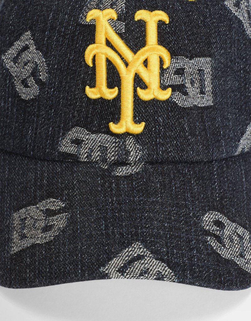 Dolce&Gabbana X ’47 New York Mets Baseball Cap In Denim Logo Denim 5