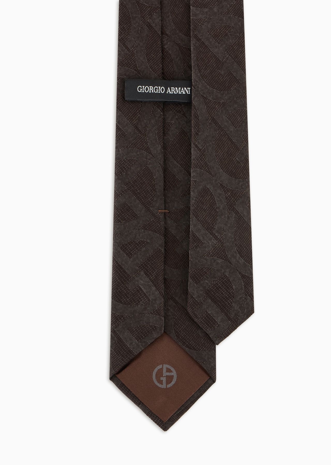 Cupro monogram tie - 2