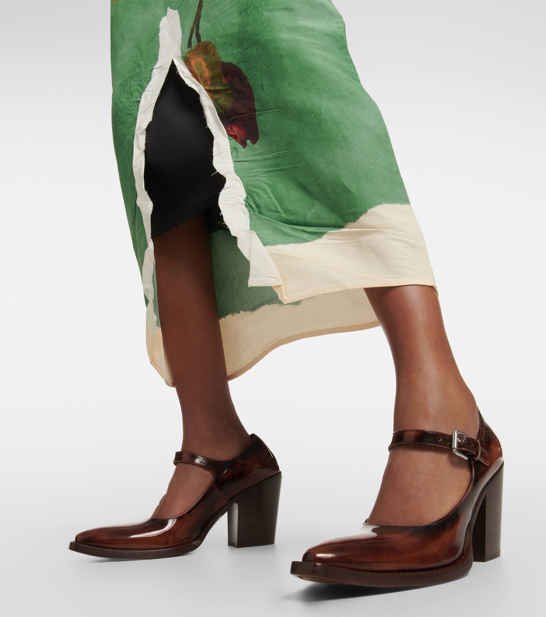 Leather Mary Jane pumps - 4