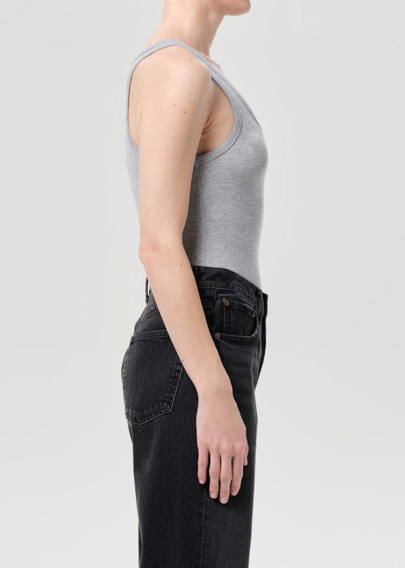 MARIA BODYSUIT IN GREY HEATHER 4