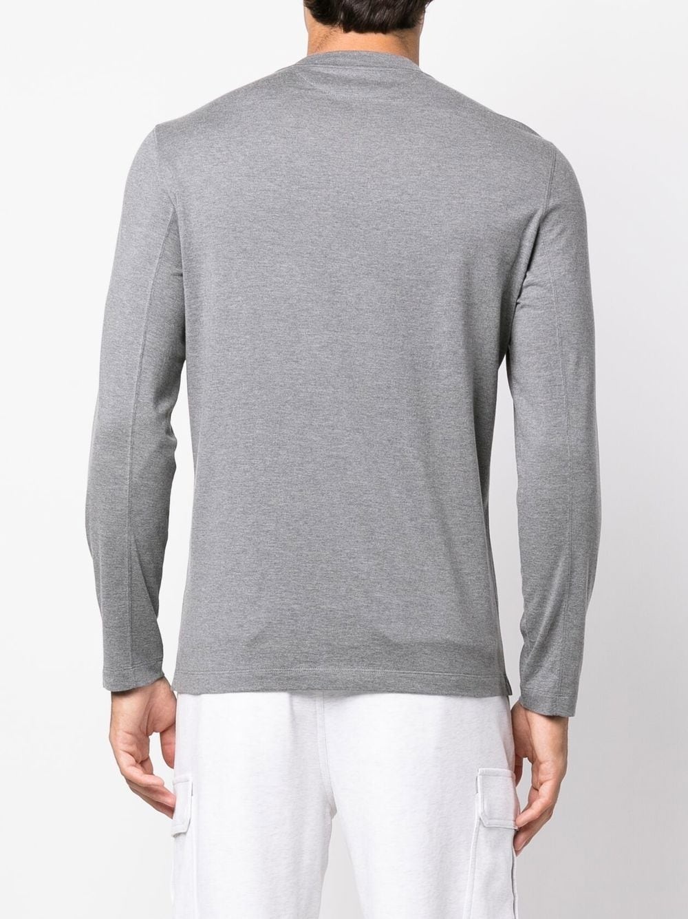 long-sleeved jersey-knit sweatshirt - 4