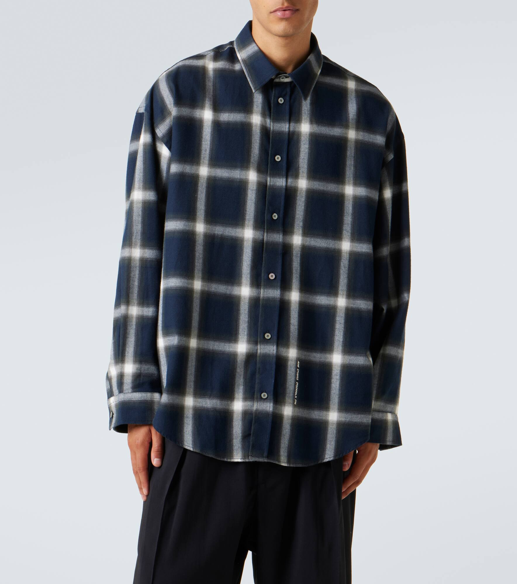 Checked cotton shirt - 3