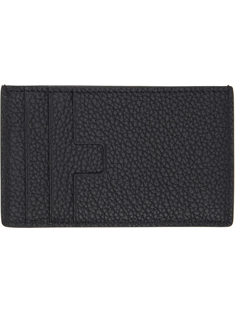 TOM FORD Black Zip Card Holder outlook