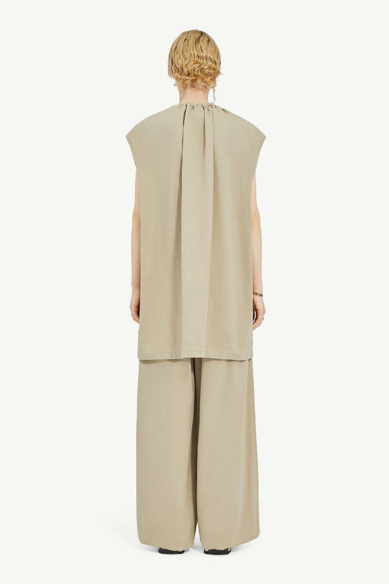 Cotton Gabardine Mini Dress 4