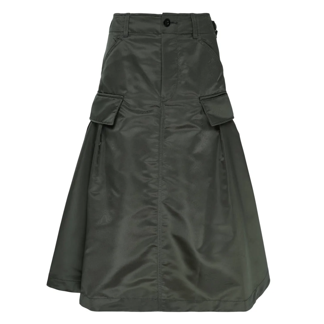Nylon Twill Cargo Skirt - 1