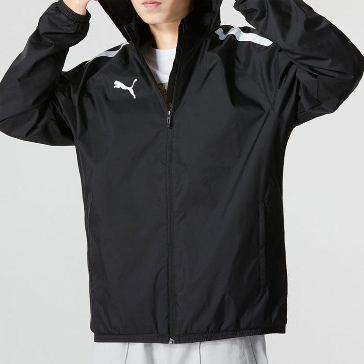 PUMA Team Liga All Weather Jacket Logo 'Black' 657245-03 - 3