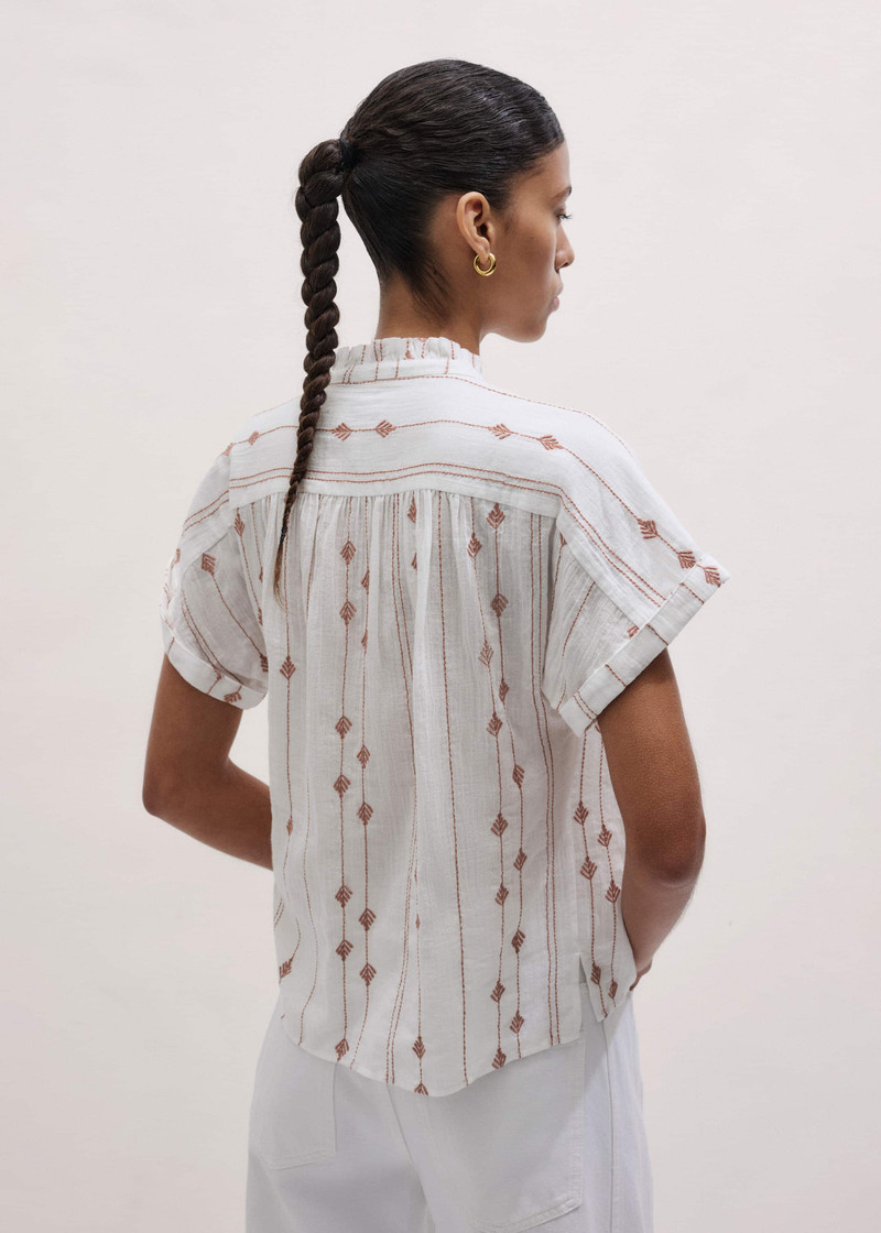 Turn-Up Cuff Blouse 4