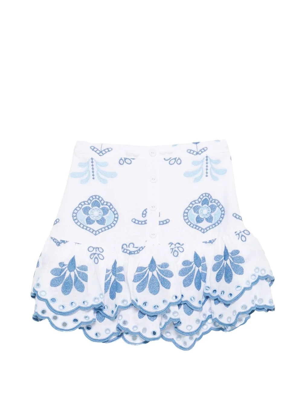 Leora embroidered mini skirt - 1
