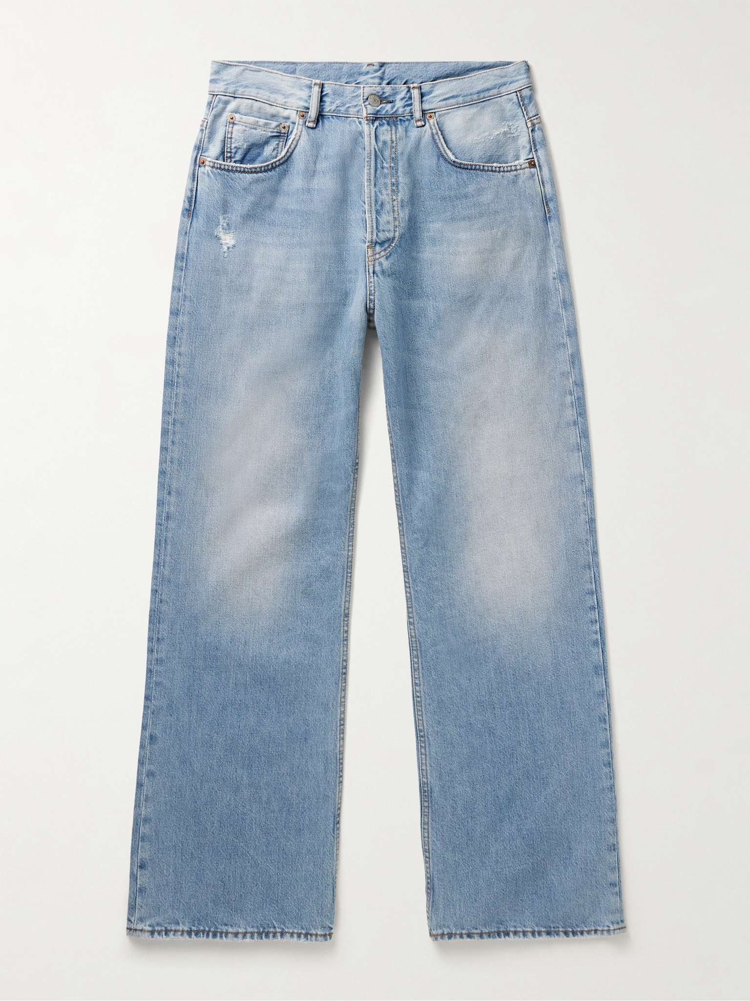 2021M Flared Distressed Jeans - 1