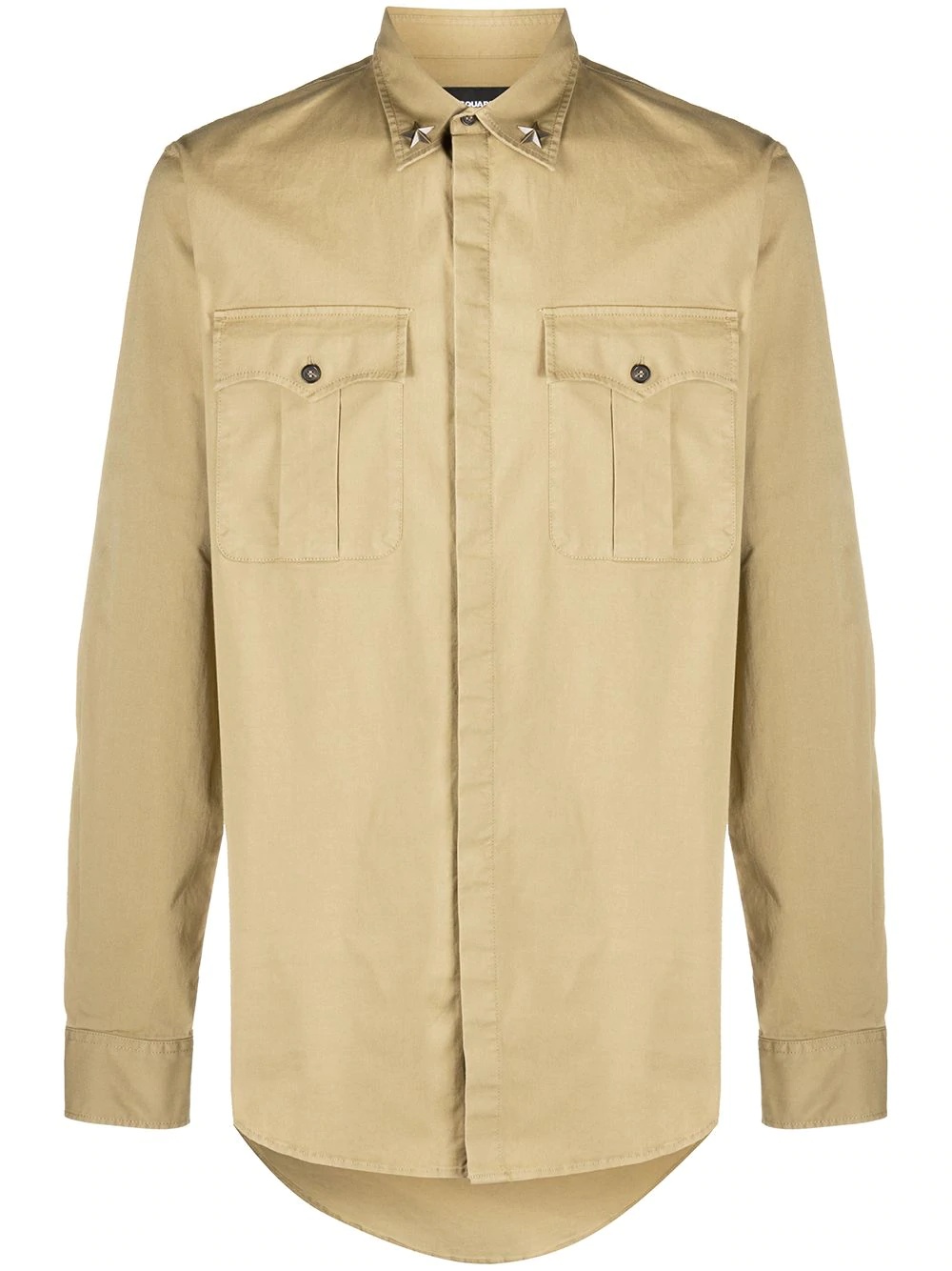 utility shirt with collar detailing - 1