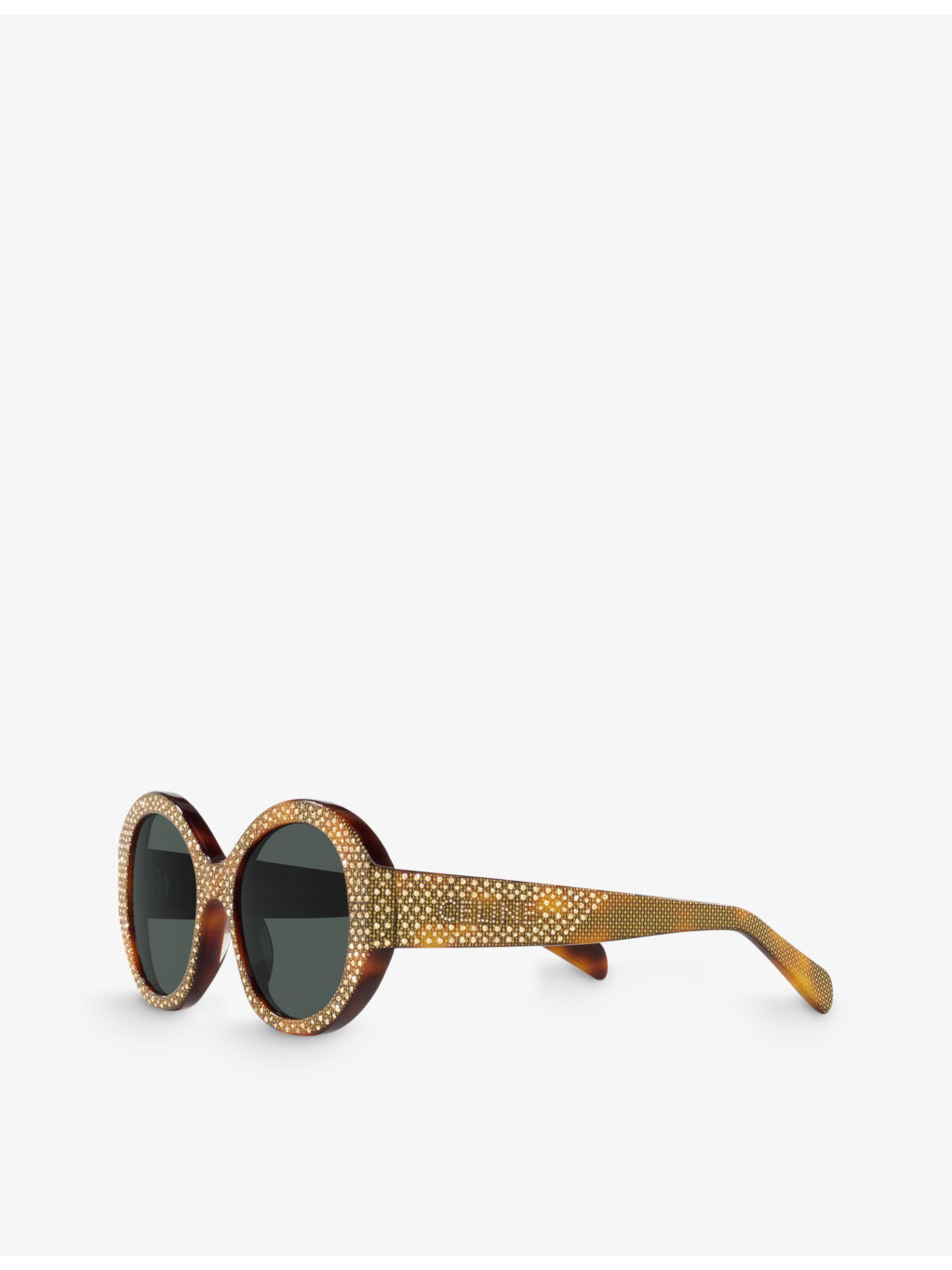 CL000415 round-frame acetate sunglasses - 3