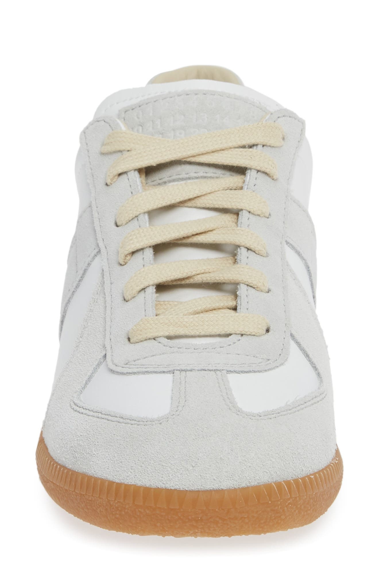 Maison Margiela Replica Low Top Sneaker in White at Nordstrom - 4