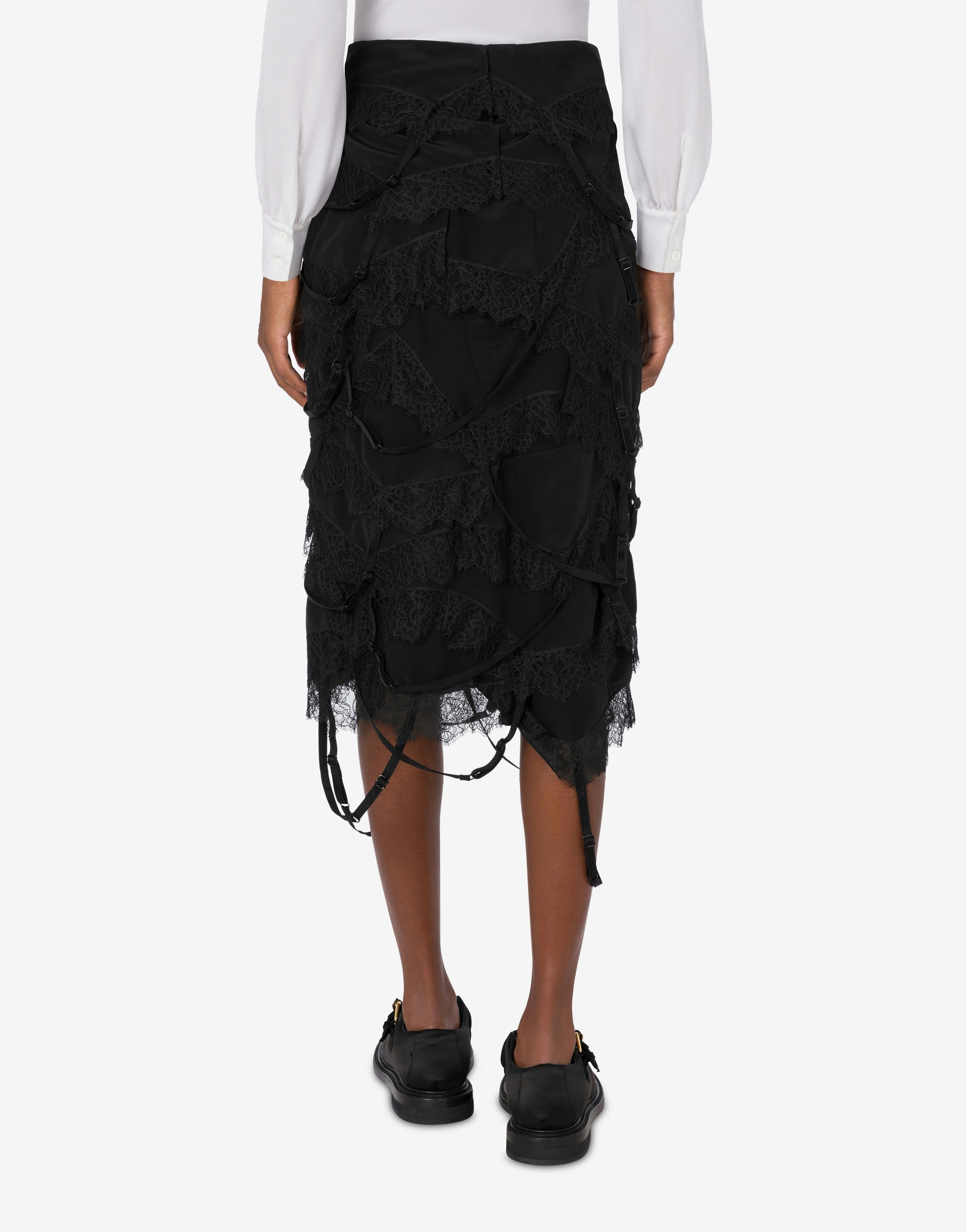 MIDI SKIRT IN CREPE DE CHINE LAYER UP - 3