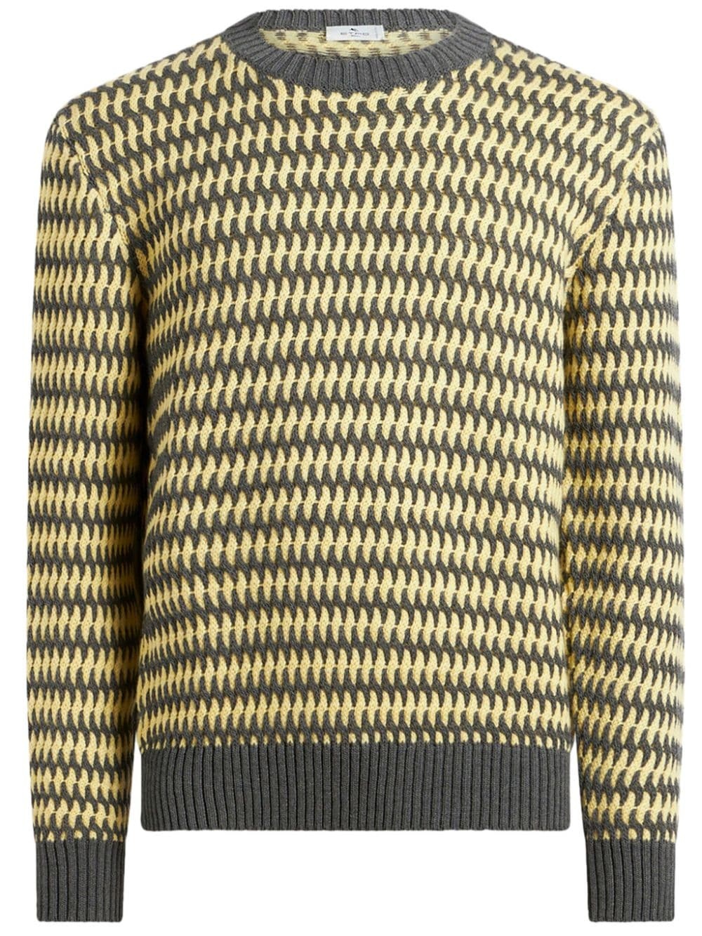 wool-jacquard jumper - 1