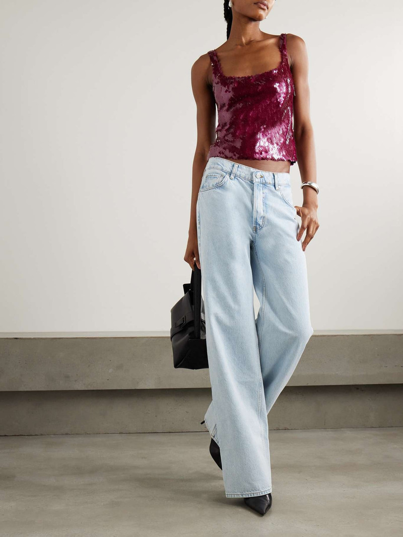 16ARLINGTON Hornet sequined-satin tank outlook