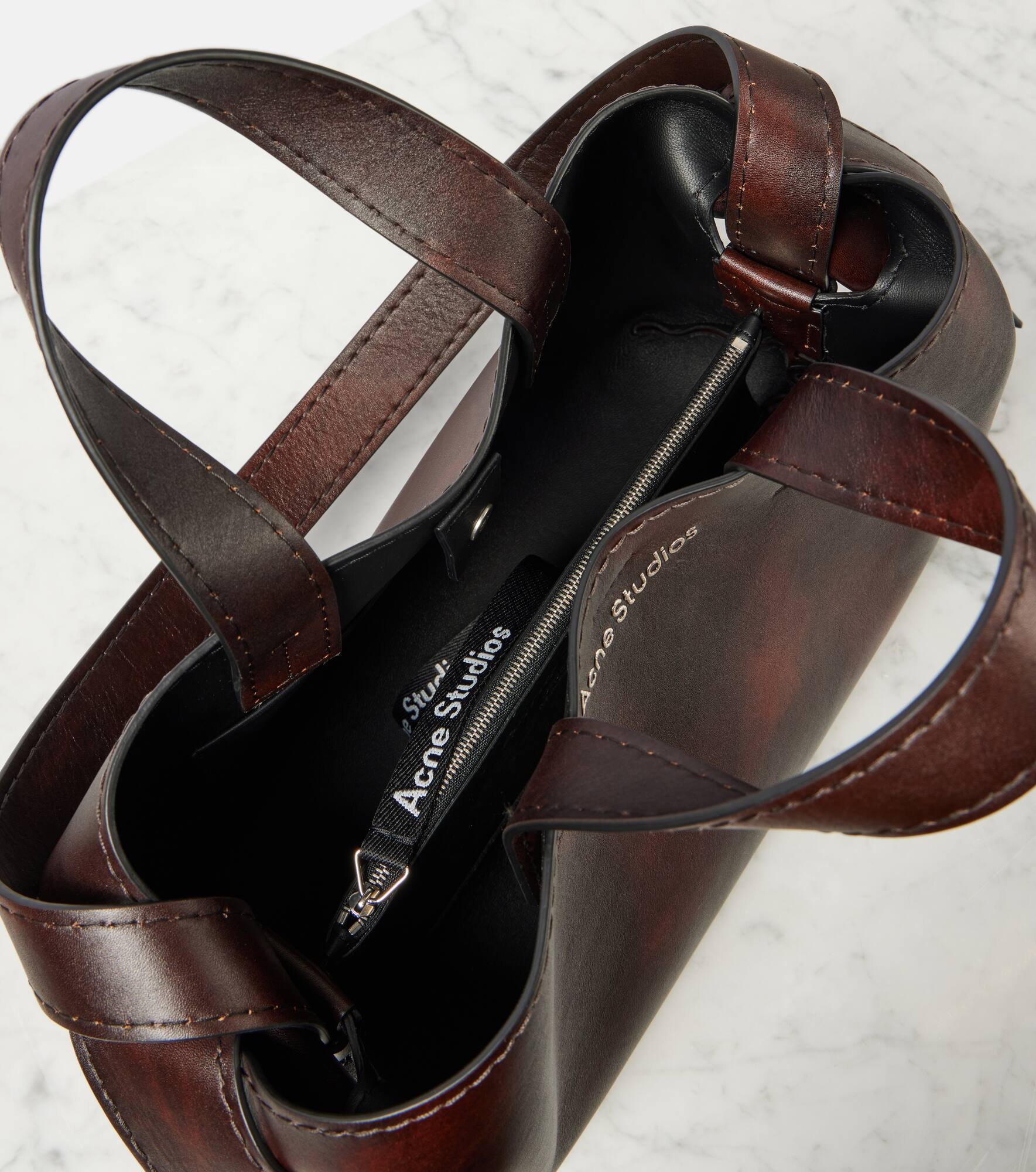 Musubi Midi leather tote bag - 3