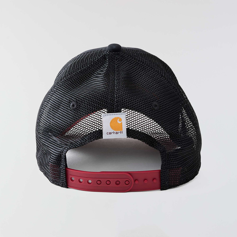 Canvas Mesh-Back Logo Graphic Cap 4