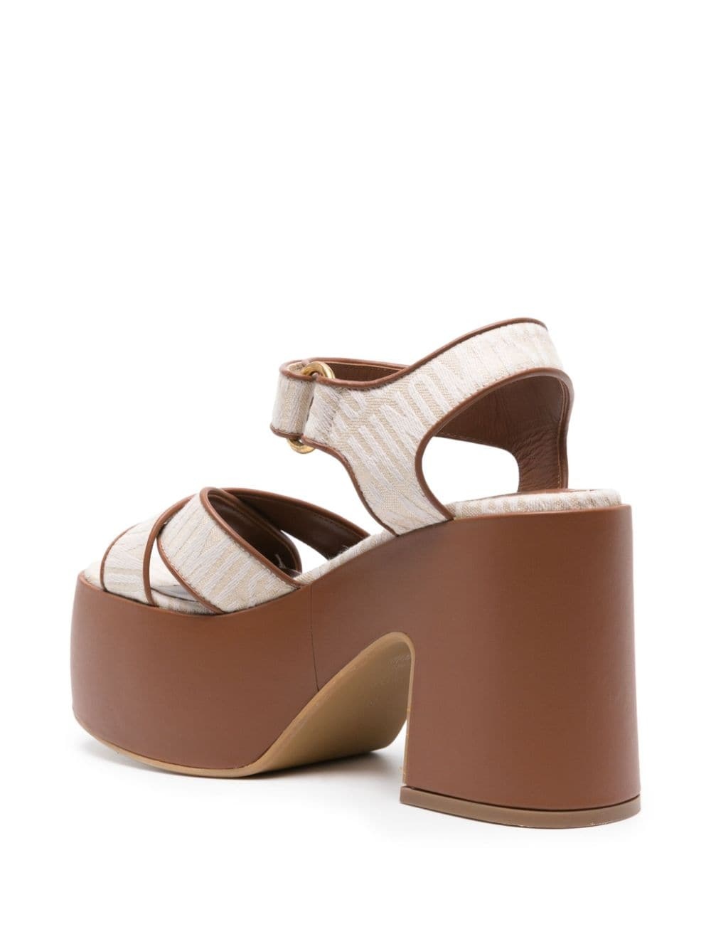 70mm leather sandals - 3