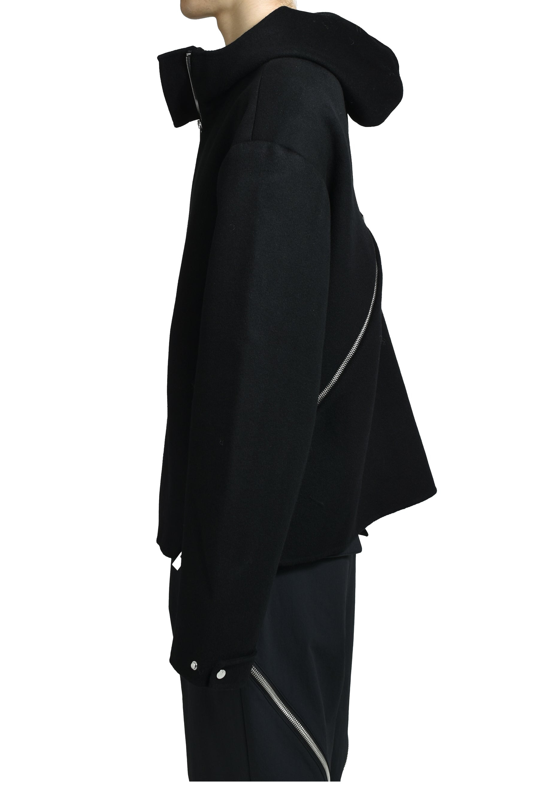 LASING WOOL JACKET / BLK - 3