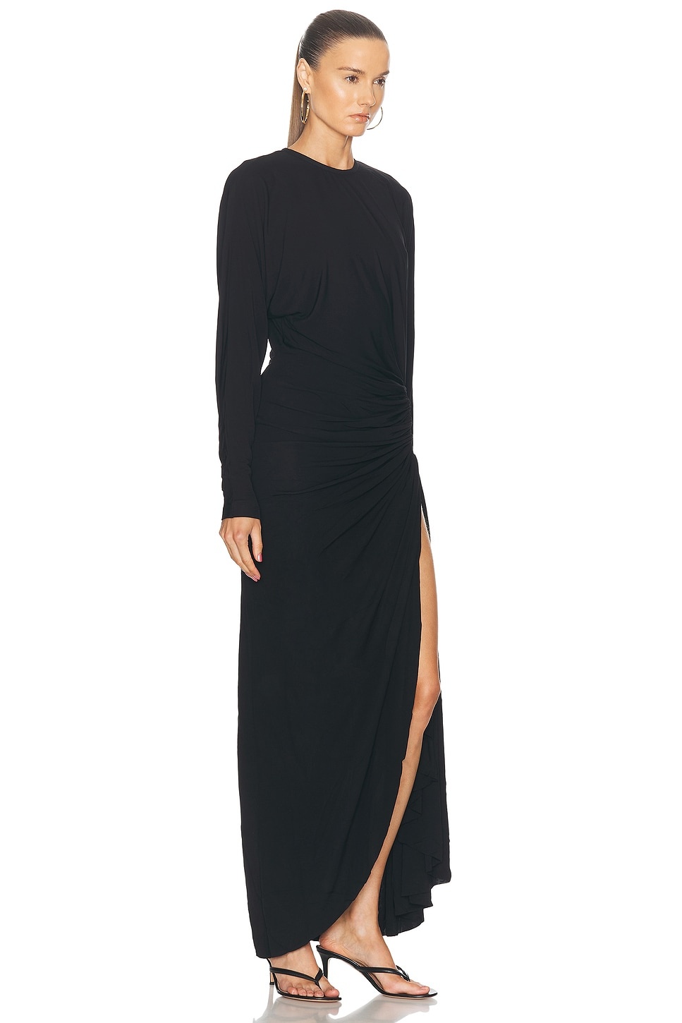 Helix Crystal Stone Long Sleeve Dress - 2