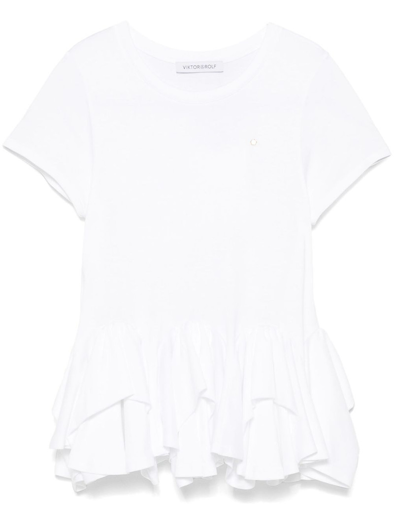 peplum-hem T-shirt 1