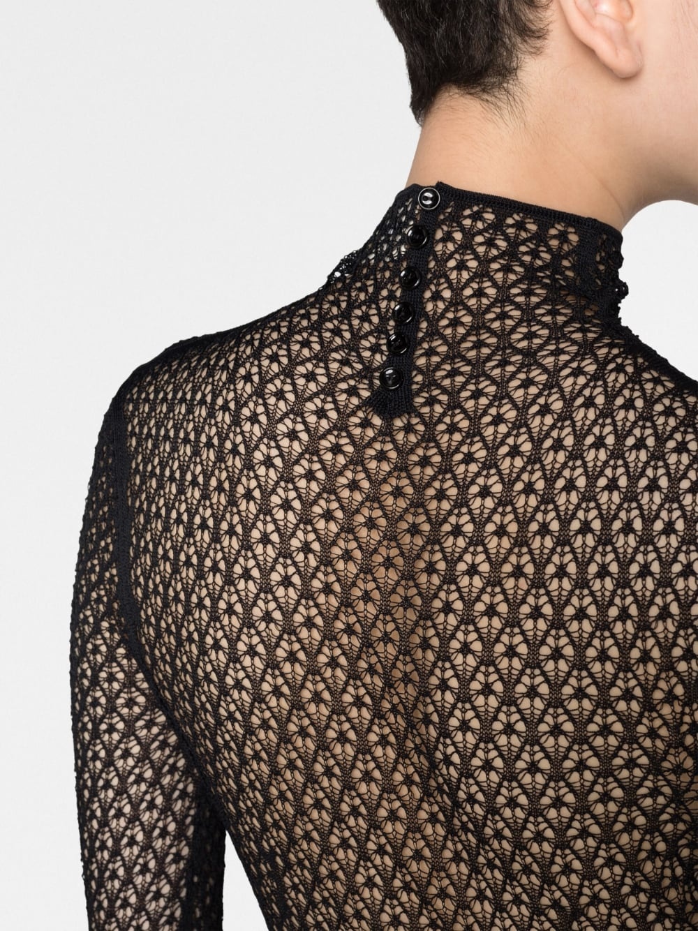 Fena diamond-lace bodysuit - 3