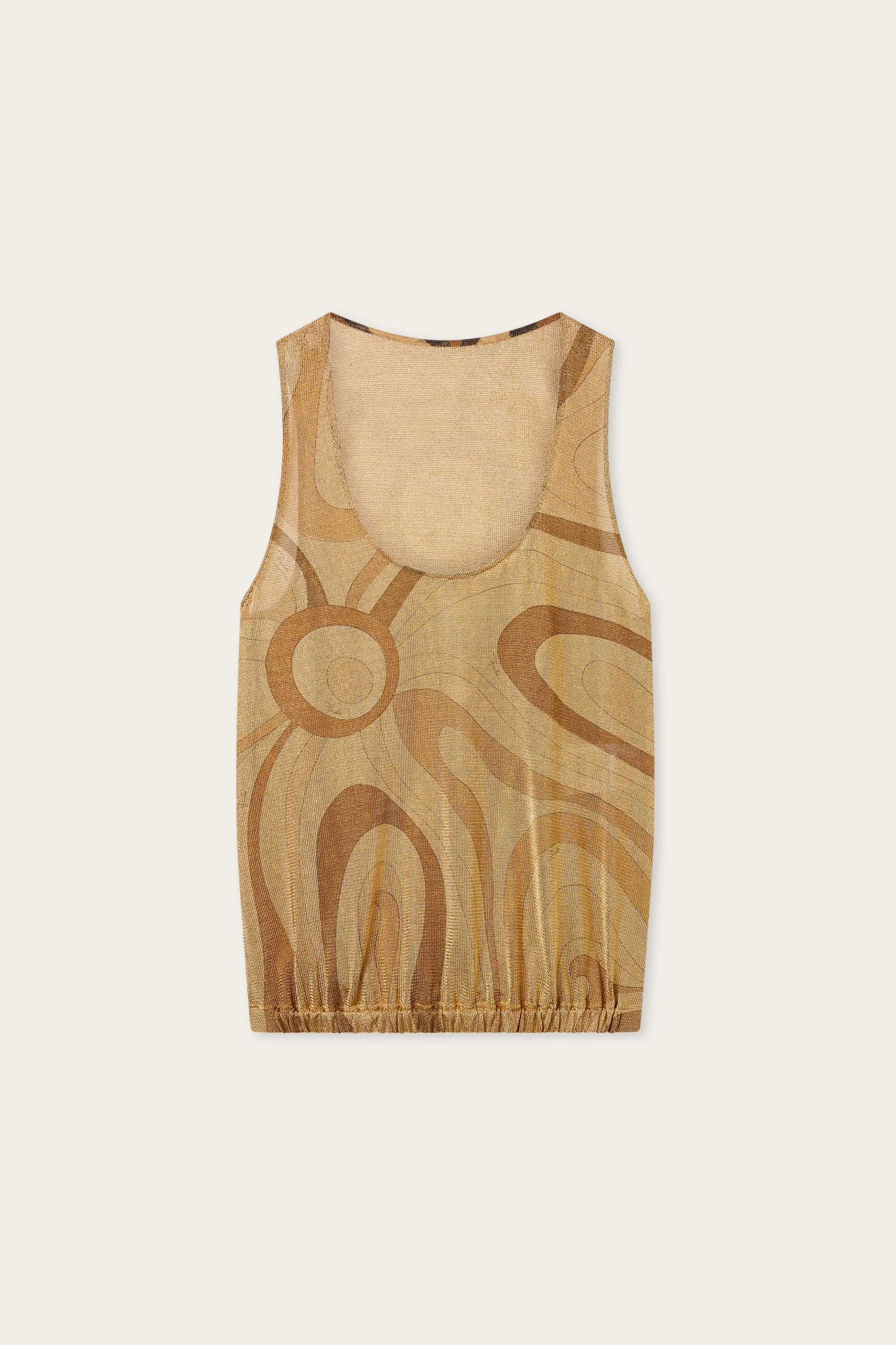 MARMO PRINT LUREX TOP - 1