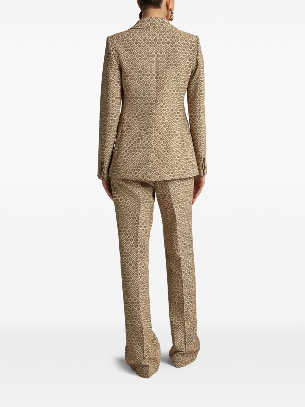 jacquard blazer - 3