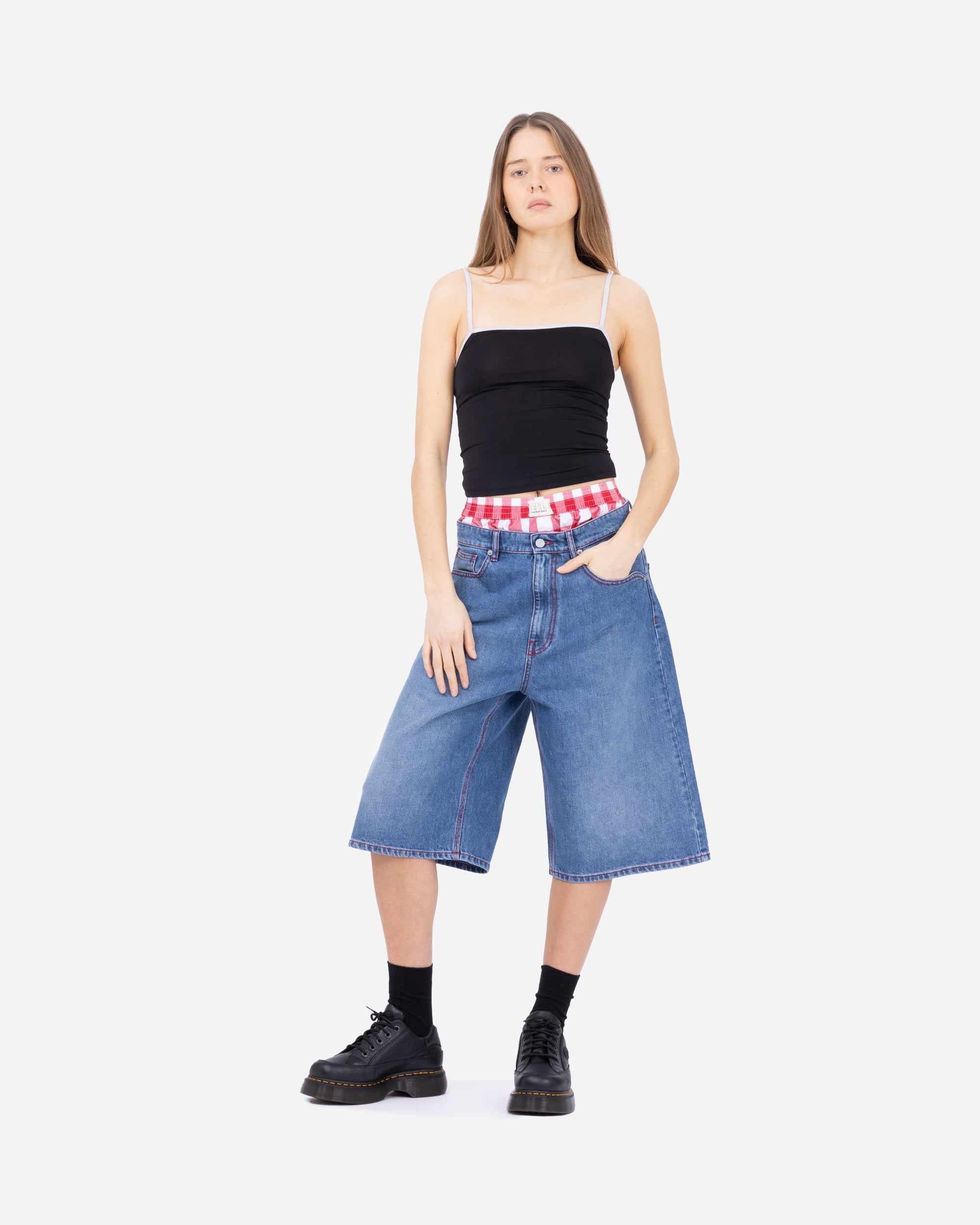 Denim Indiana Skate Shorts - 6