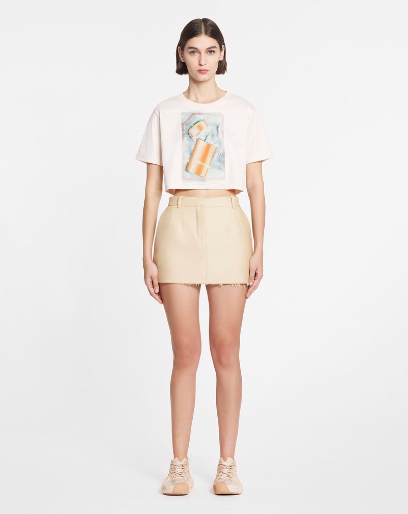 Lanvin CROPPED SCRATCH & SNIFF T-SHIRT outlook
