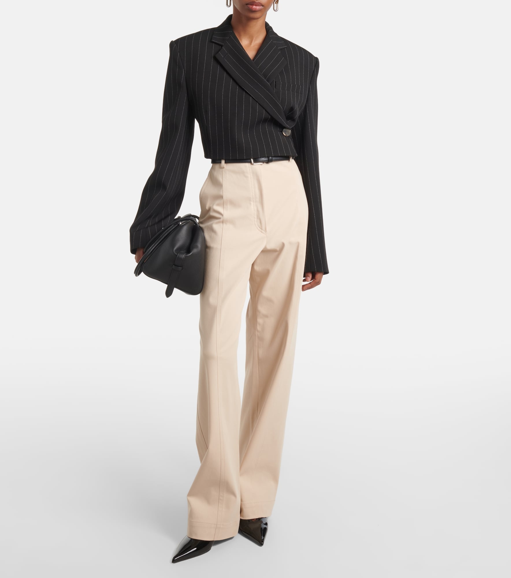 Era cotton-blend wide-leg pants - 2