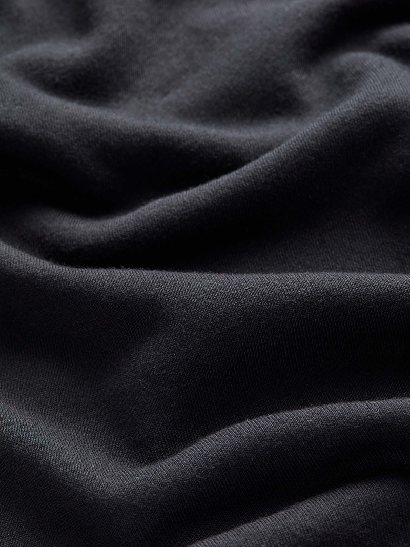 Derek Rose Men's Half-Zip Pullover Quinn Cotton Modal Black outlook