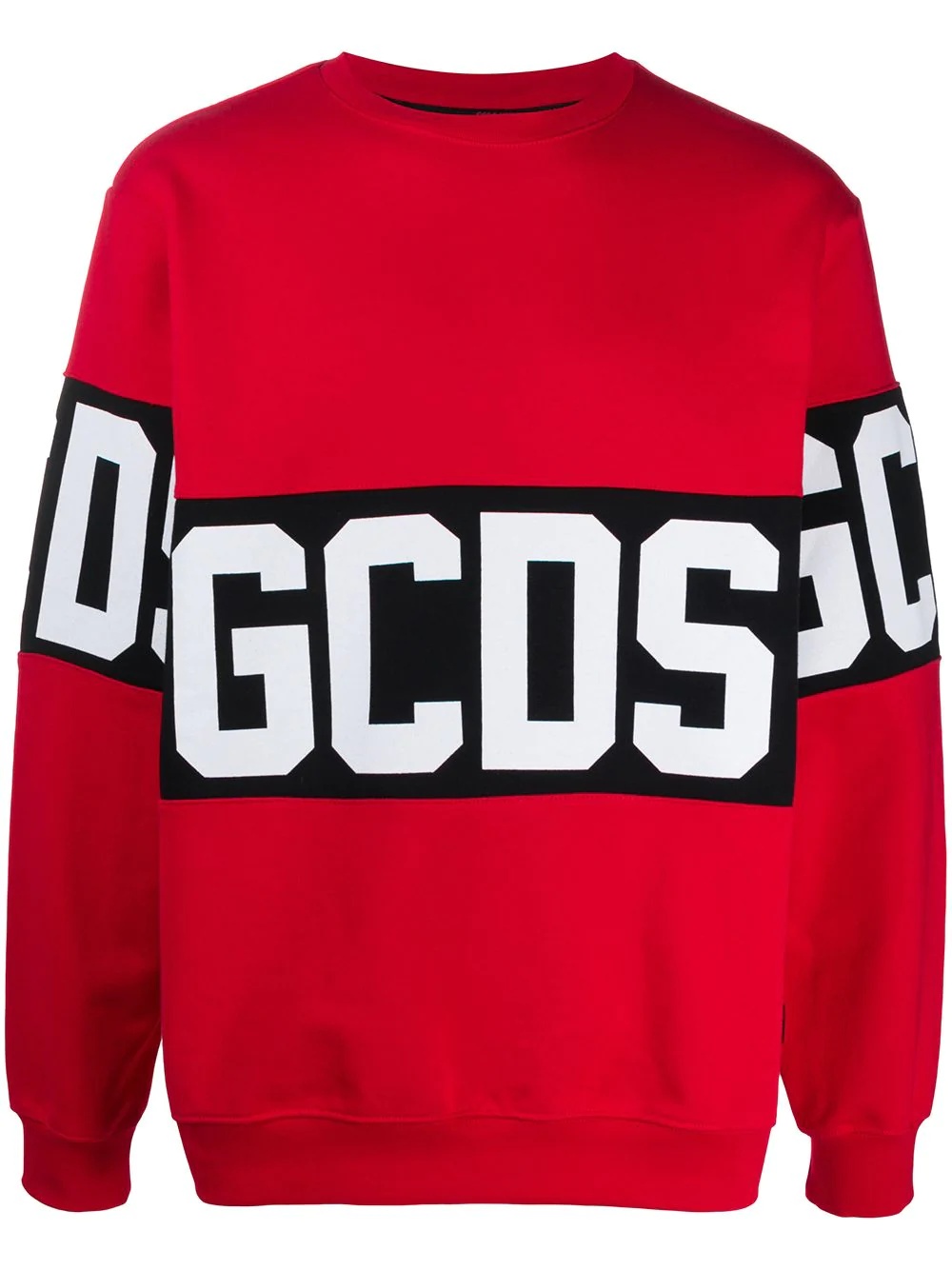 logo band cotton sweatshirt - 1