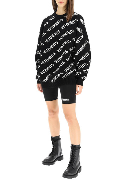 VETEMENTS MONOGRAM JACQUARD SWEATER outlook