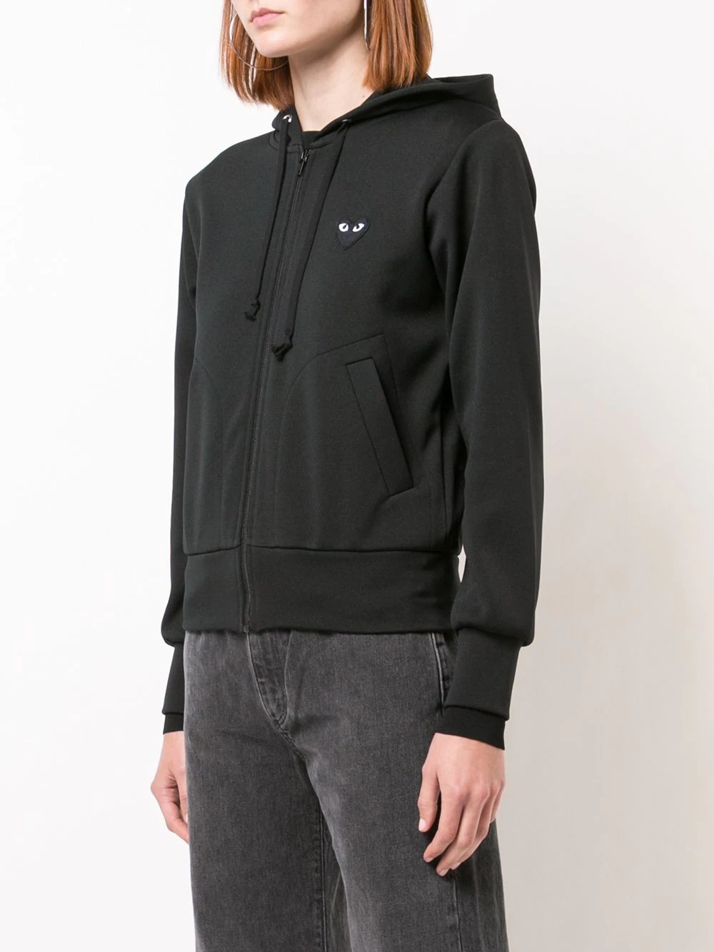 drawstring zip hoodie - 3