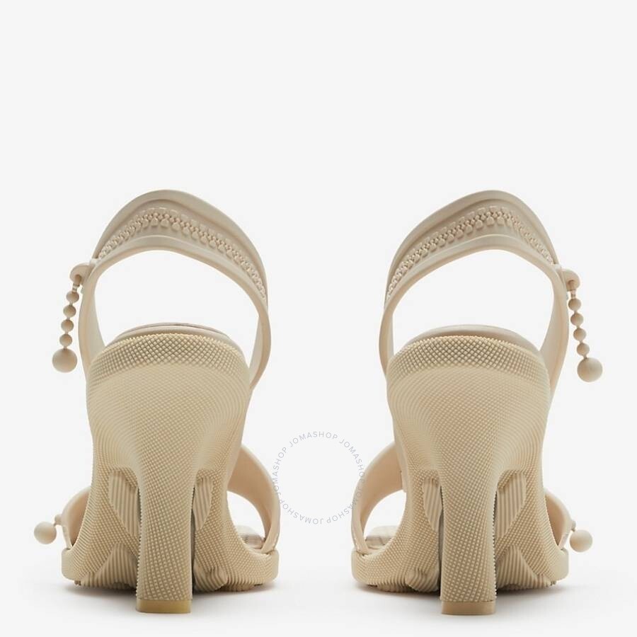 Burberry Gel Heeled Sandals in Soap - 3
