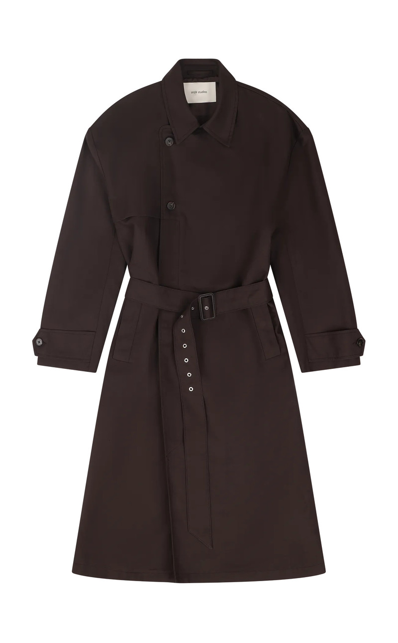 CLASSIC TRENCH DARK BROWN 1