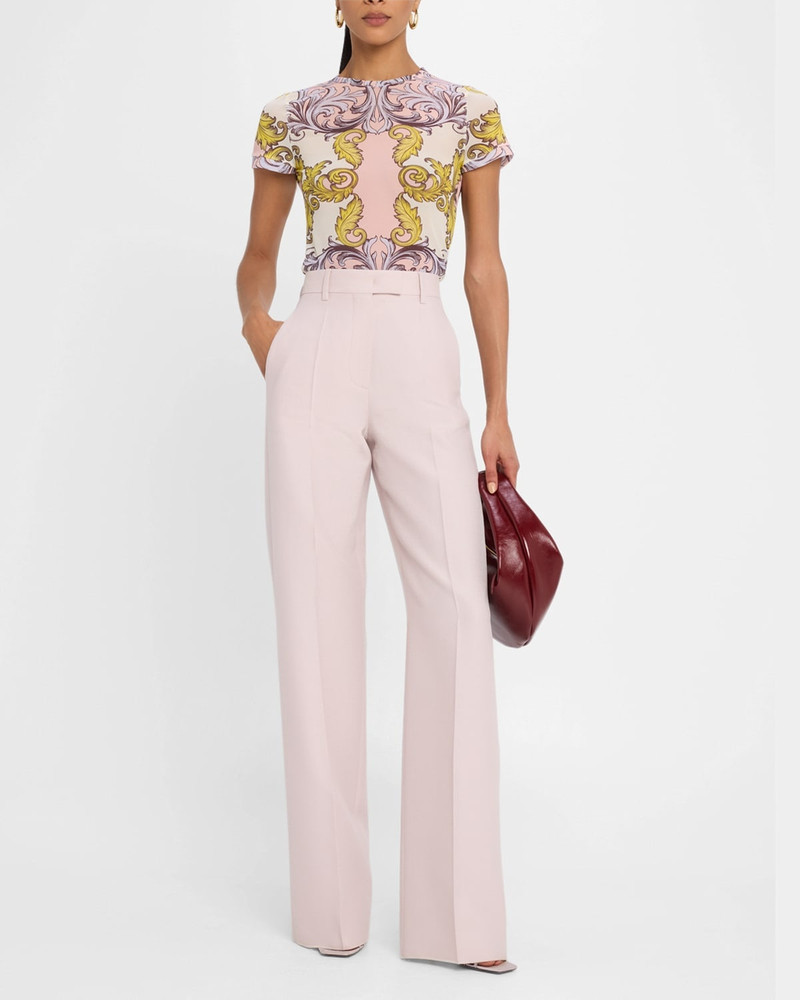 Alice + Olivia Day Dreamer Tess Crewneck Tee outlook