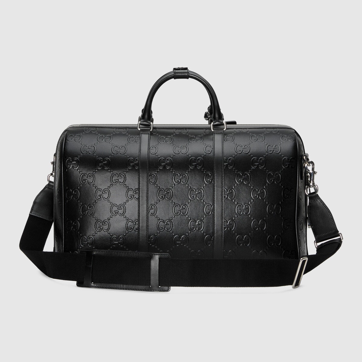 GG embossed duffle bag - 3