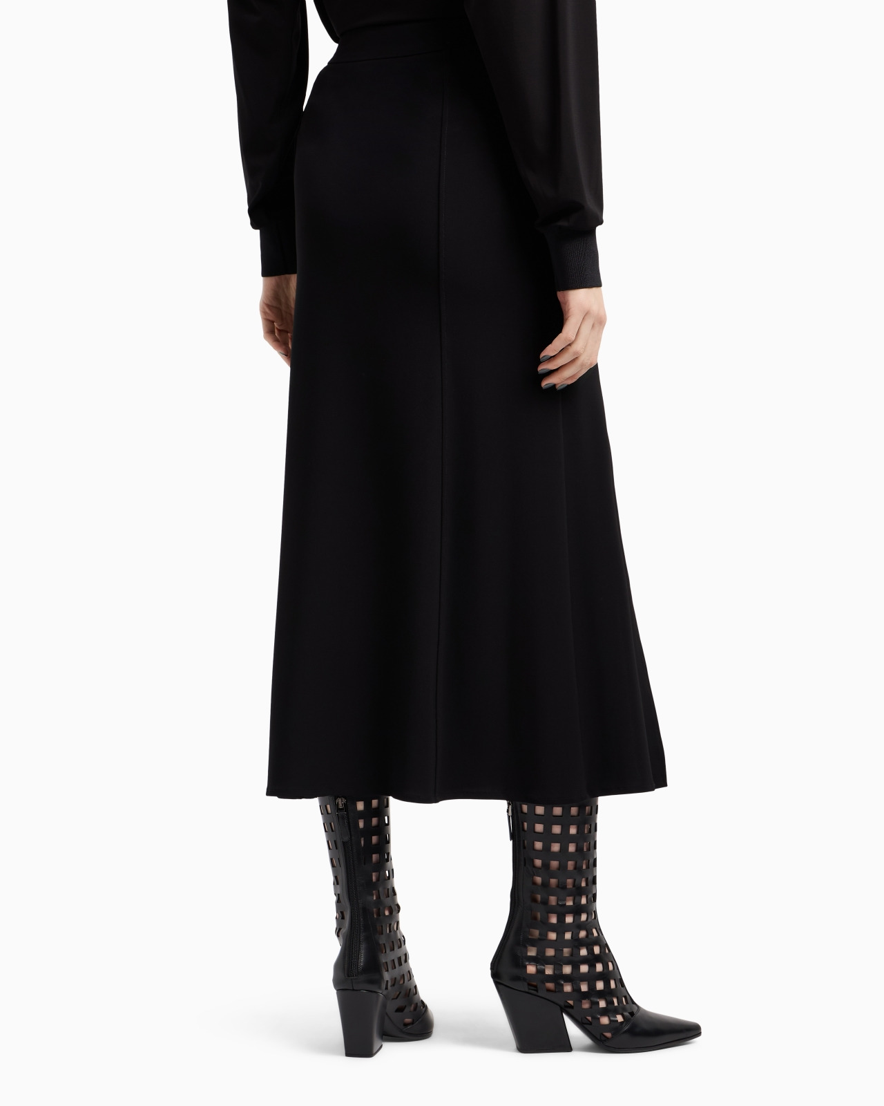 ASV POLYGON CAPSULE COLLECTION VISCOSE CRÊPE INTERLOCK SKIRT - 3