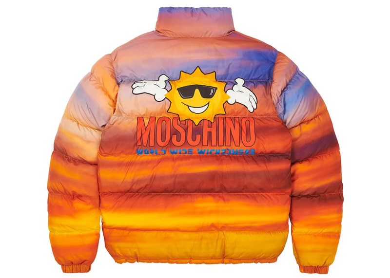 PALACE Palace Moschino Puffa Jacket Orange Cloud outlook