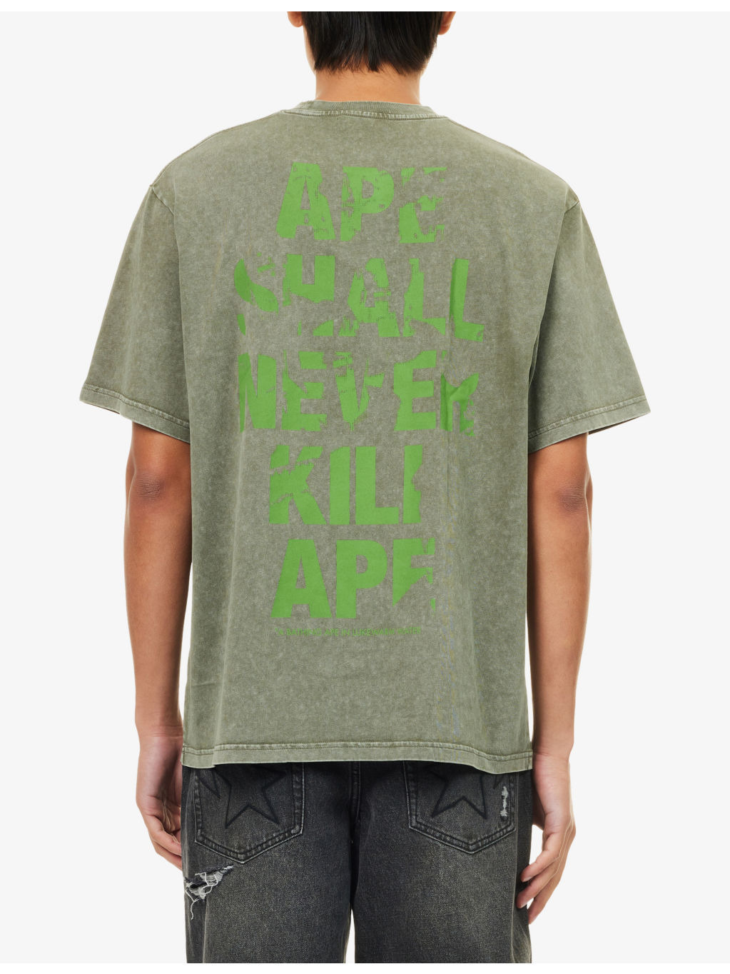 Ape Head Brand-Print Cotton-Jersey T-Shirt - 4