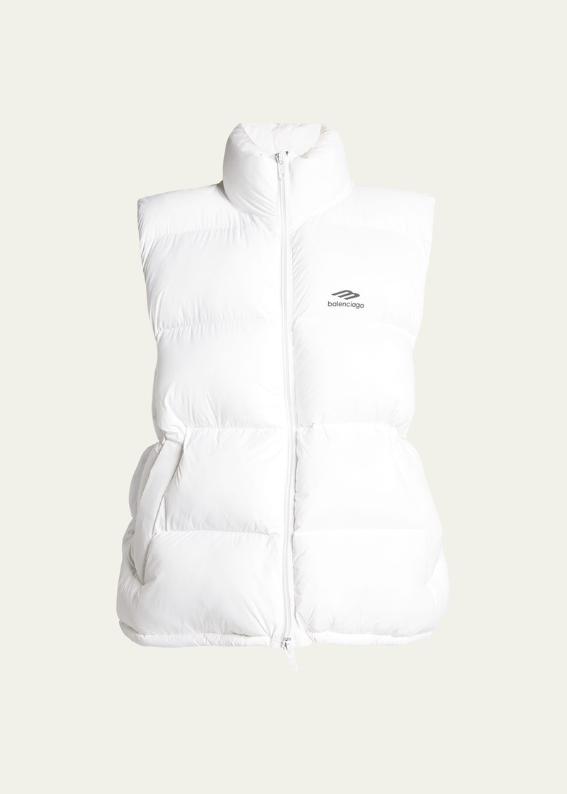 Logo-Print Puffer Vest 1