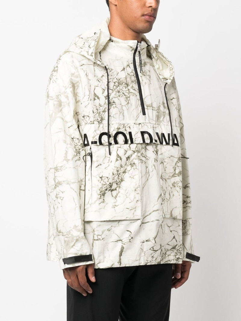 marble-print zip-up jacket 3