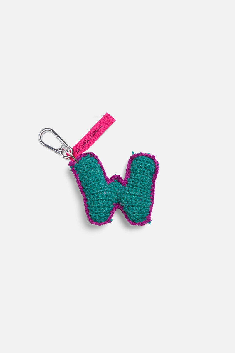 CROCHET LETTER KEYCHAIN CHARM 1