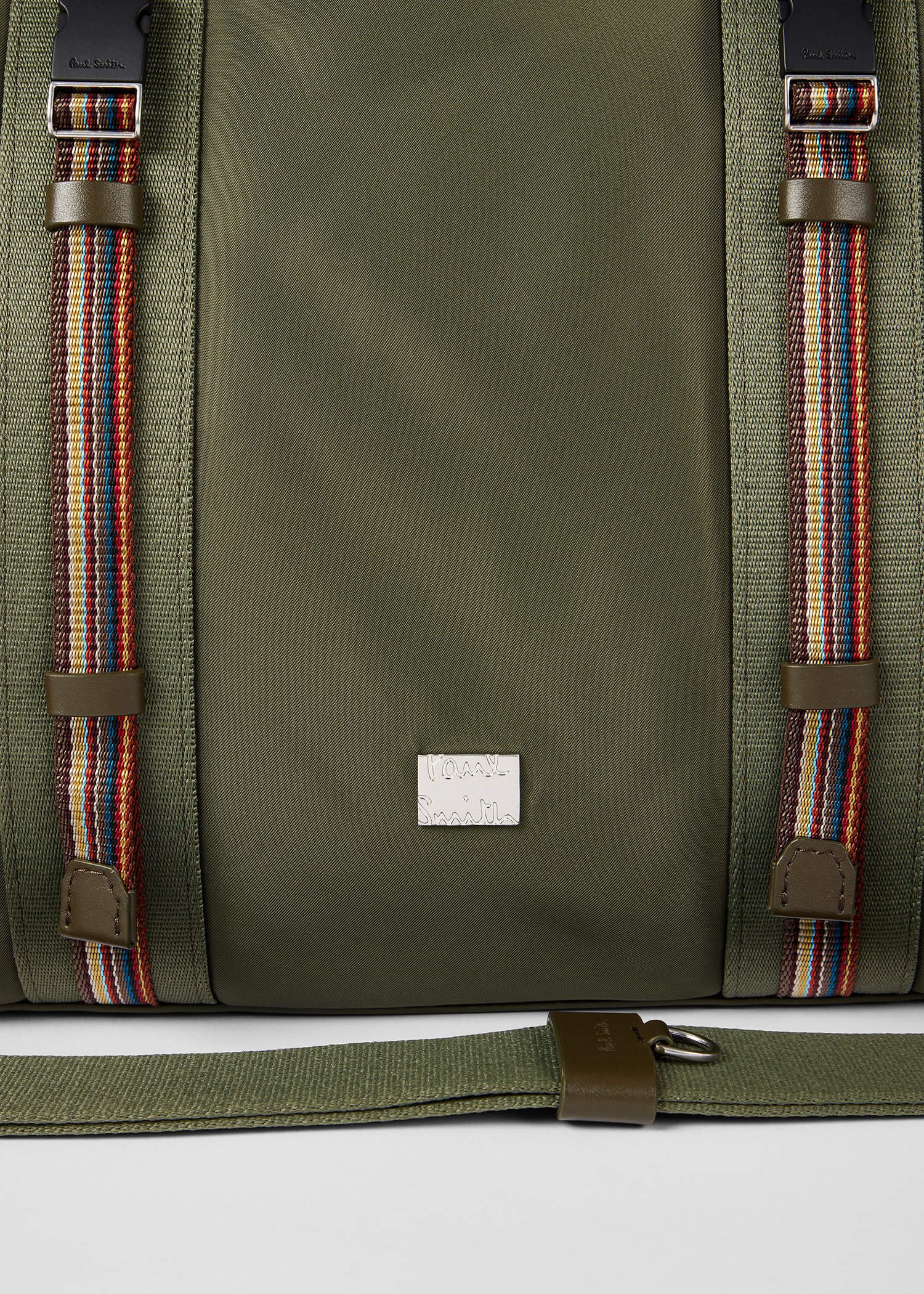 Green Recycled-Nylon Holdall - 7