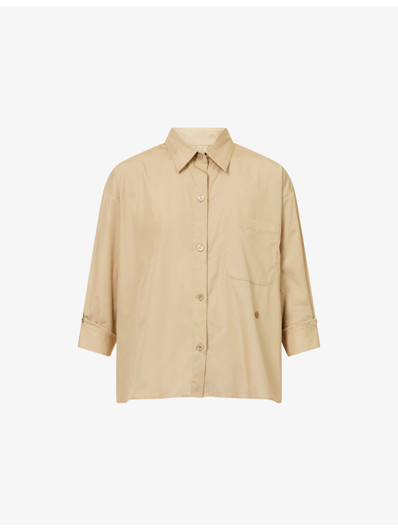New Earl Asymmetric-Button Cotton Shirt 1